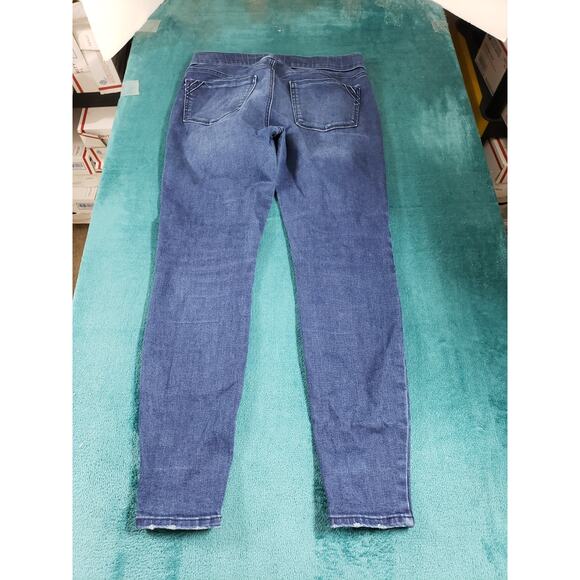 Apt 9 Jeans Size 8 Womens Blue Stretch Pull On Pants Ladies Mid Rise Skinny - Picture 10 of 11